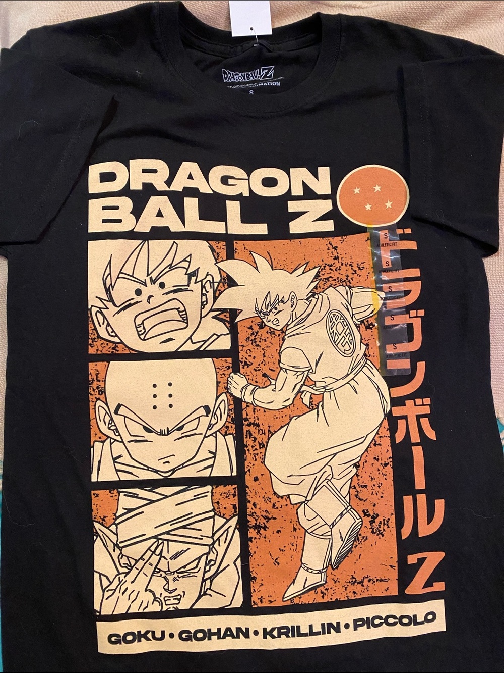 Dragon Ball Z Graphic Tee - Black/Orange